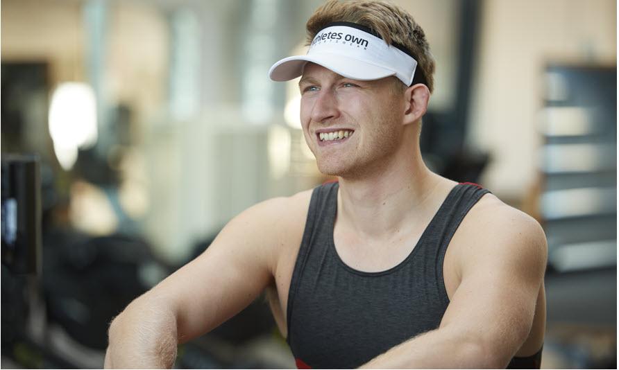 Joakim Viberg Larsen er ny roer i Danmarks Rocenter. Foto: Atletes own