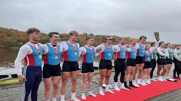 Holstebro Roklubs DM-vindere i otter med styrmand.